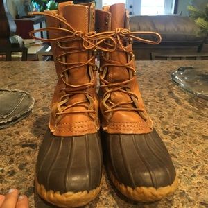 Authentic L.L. Bean tall duck boots